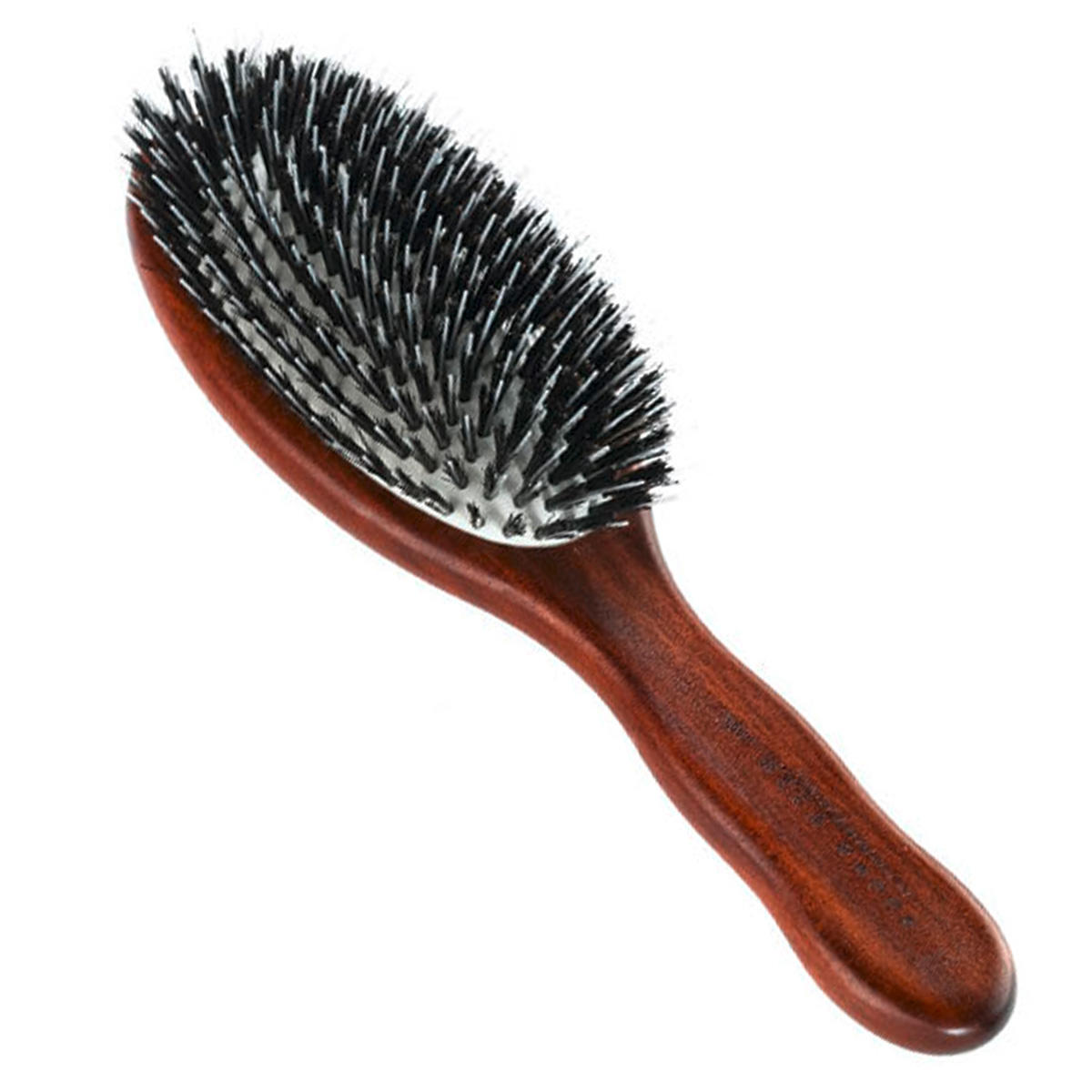 Acca Kappa Hairbrush dark brown with boar bristles dark brown