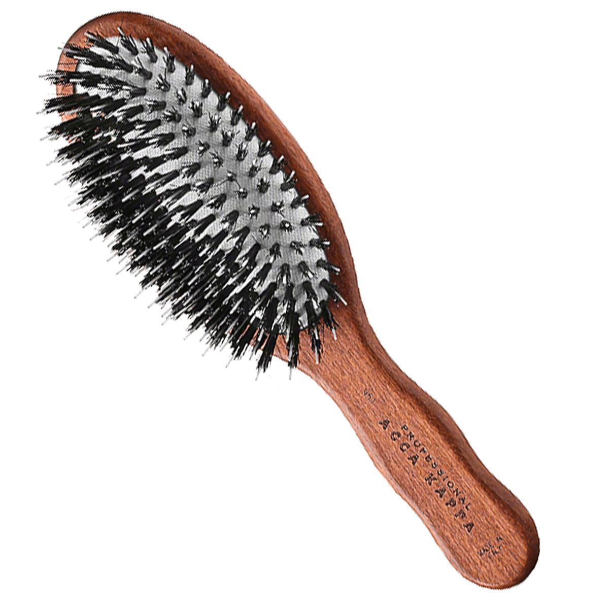 Acca Kappa Hairbrush with boar bristles dunkelbraun