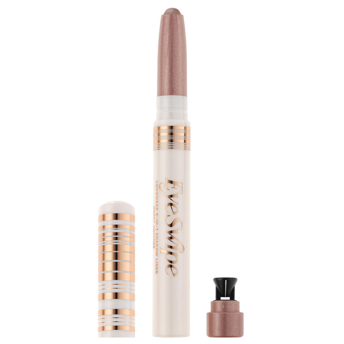 ZOEVA Eye Swipe 2-in-1 Shadow Liner Schimmerndes Grau-Violett 1,4 g