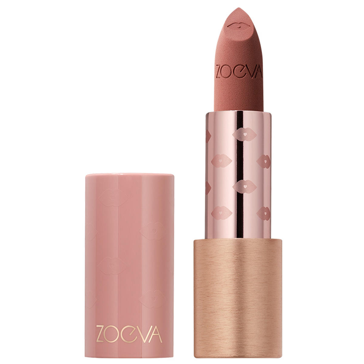 ZOEVA Velvet Love Matte Hyaluronic Lipstick Zoe, Rosé Beige-Nude 3,9 g