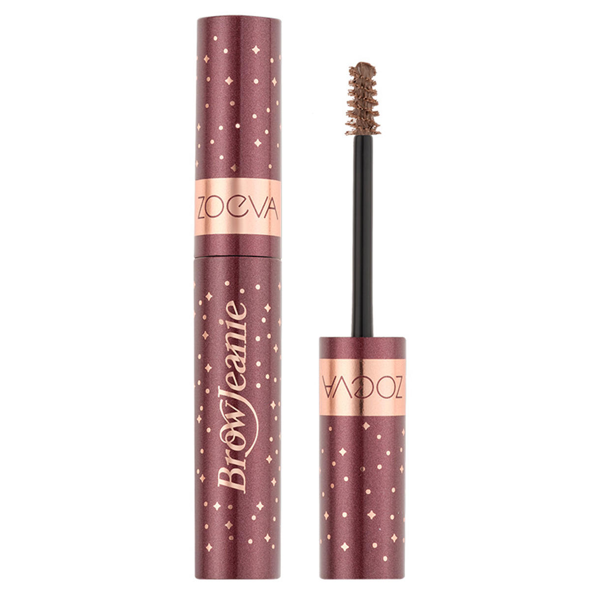 ZOEVA Brow Jeanie Brow Boosting Fibre Gel Taupe Brown Mittleres Aschbraun 3,5 ml