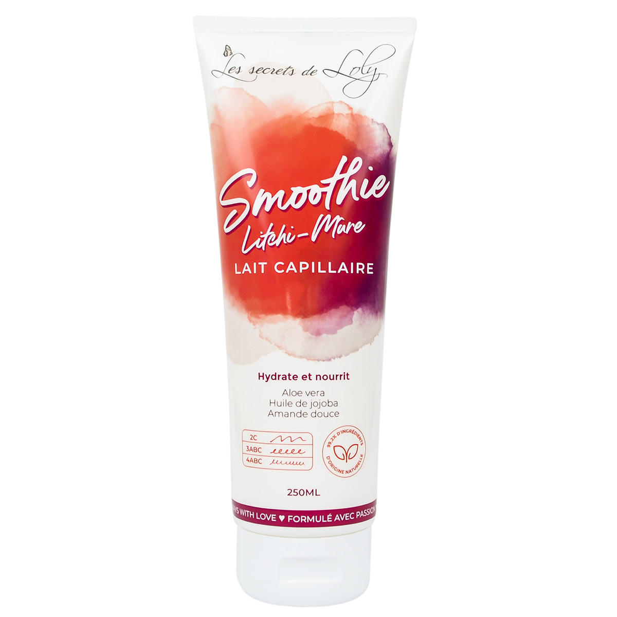 Les secrets de Loly Smoothies Lichi Mure Lait Capillaire 250 ml