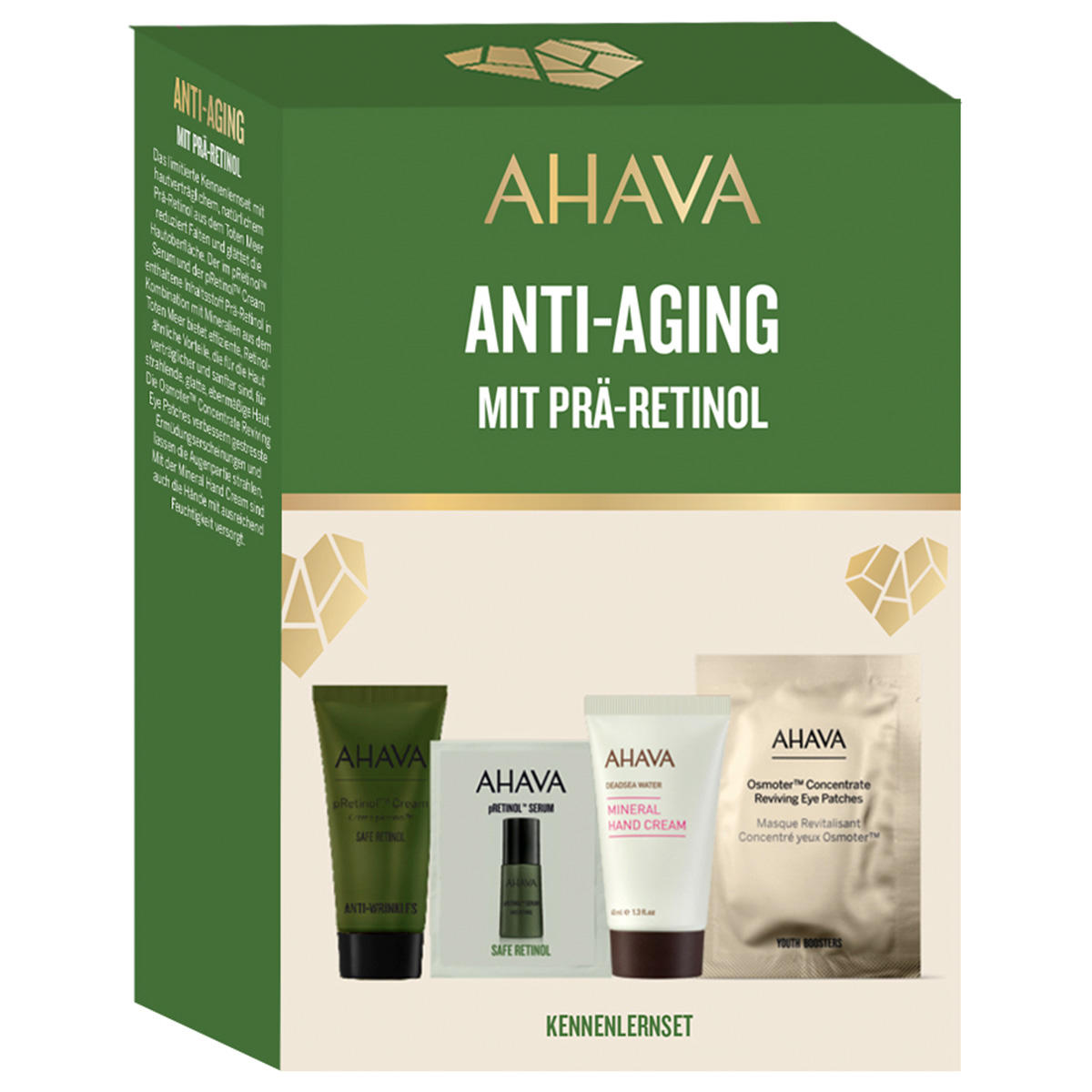 AHAVA Conoscere il set anti-età con Pre-Retinolo