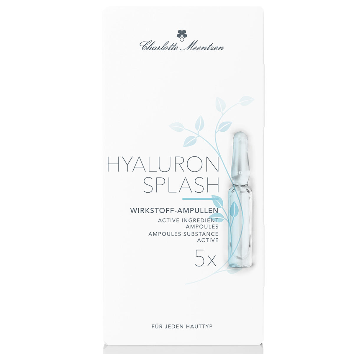 Charlotte Meentzen Hyaluron Splash Wirkstoff-Ampullen 5 x 2 ml