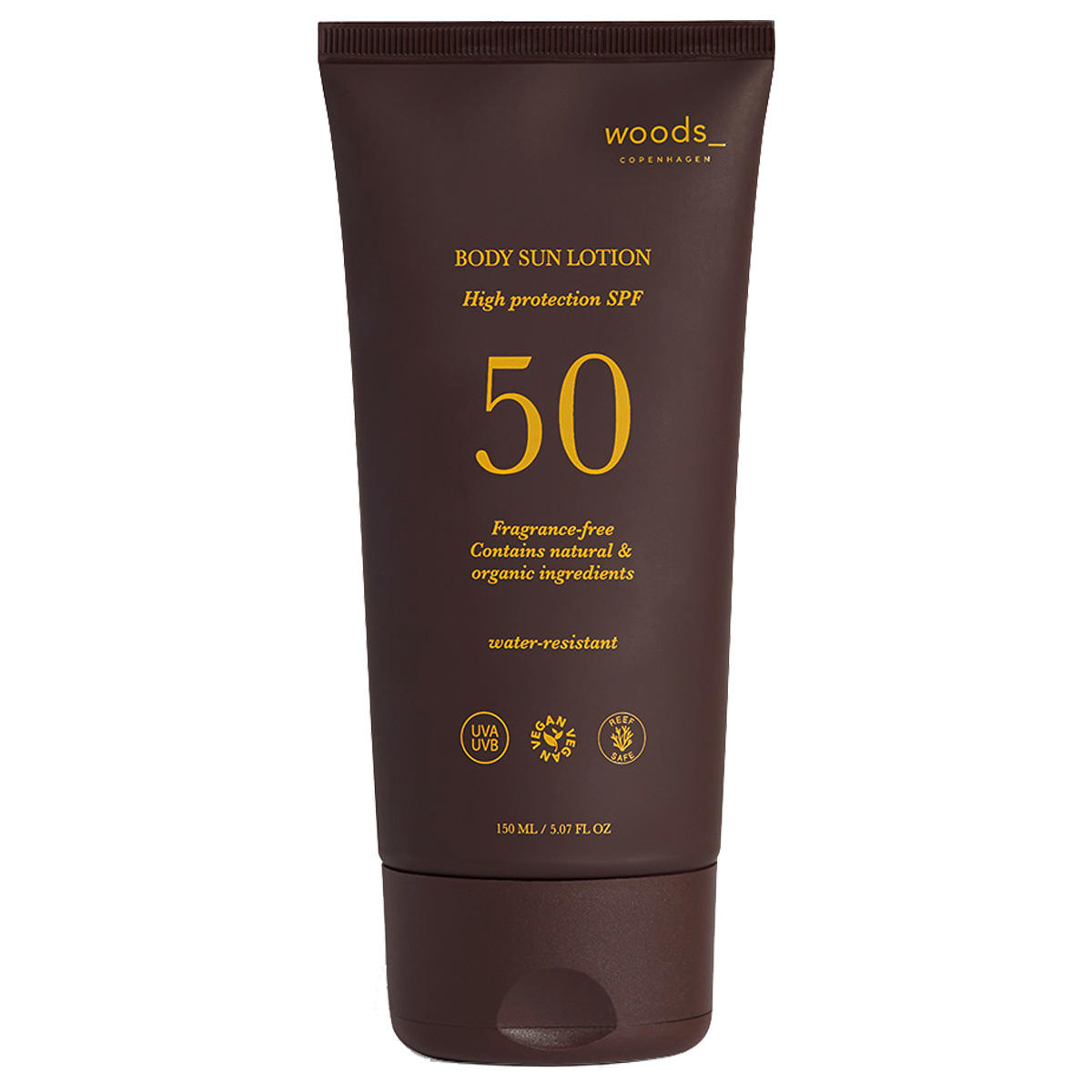 woods_ copenhagen BODY SUN LOTION SPF 50 150 ml