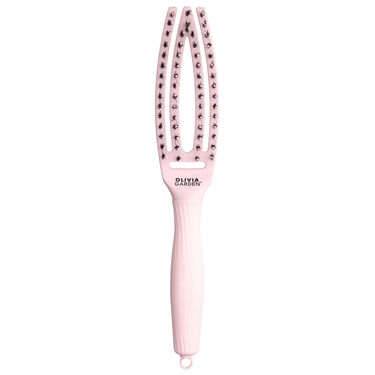 Olivia Garden Fingerbrush Combo Pastel Pink S, 4-reihig