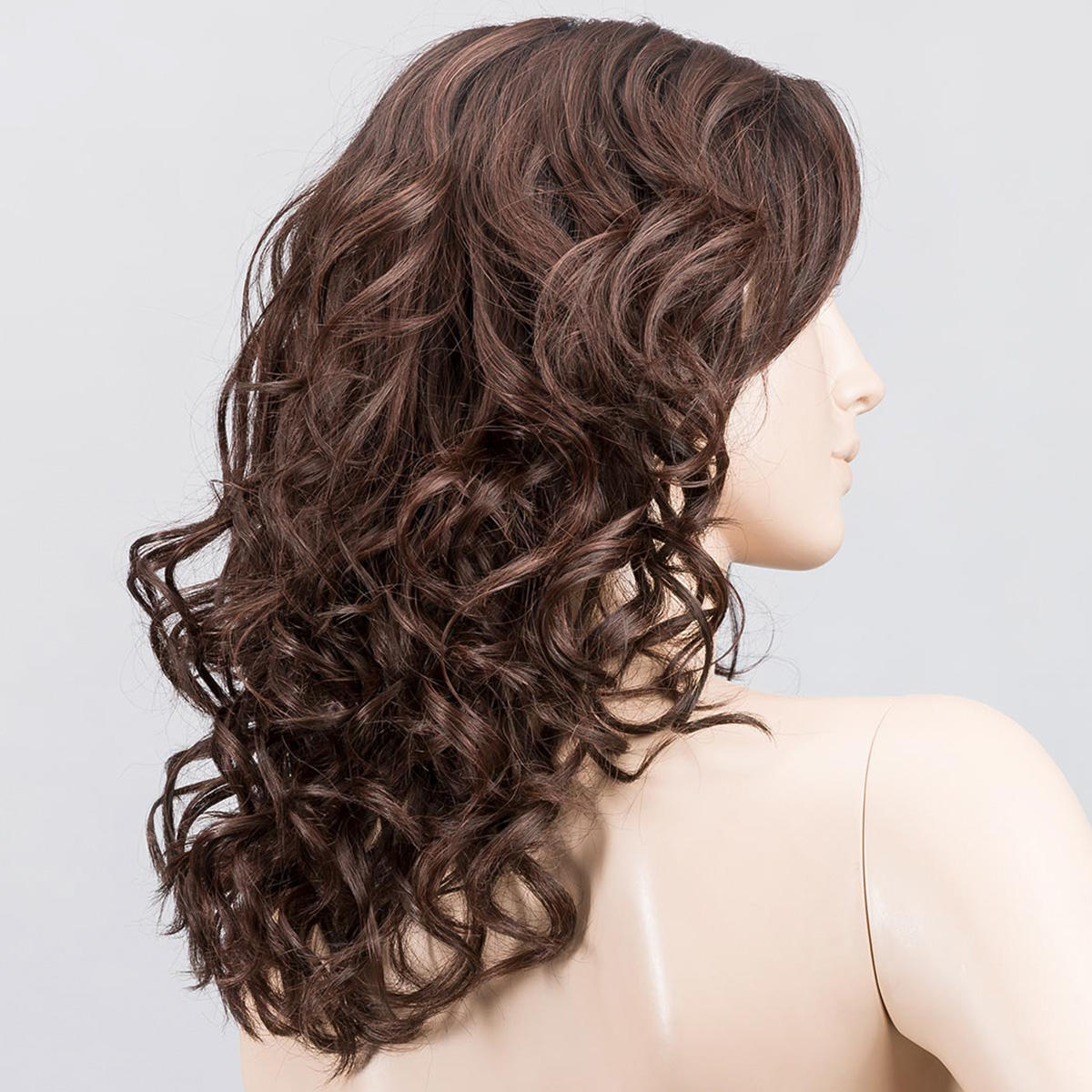 Ellen Wille High Power Parrucca di capelli sintetici Heaven Mono Part darkchocolate rooted