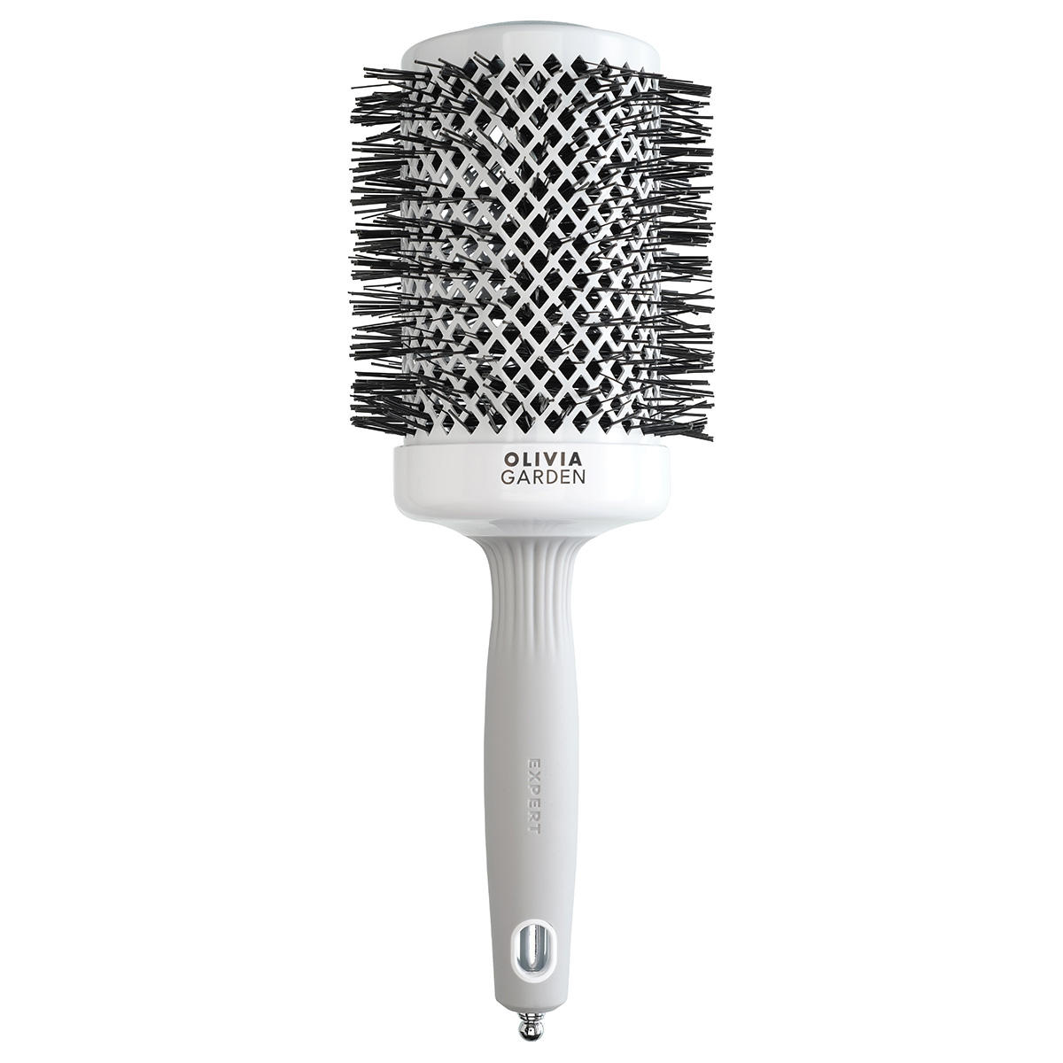 Olivia Garden Expert Blowout Shine wit & grijs Ø 65 mm