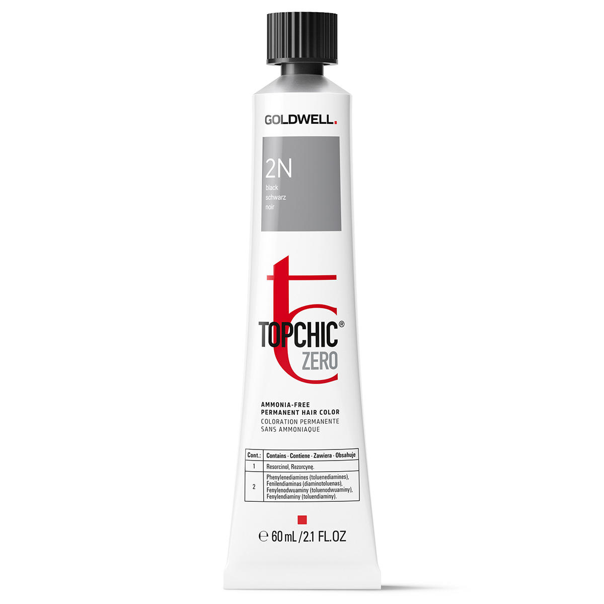 Goldwell Topchic Zero colore di capelli 2N tubo nero 60 ml