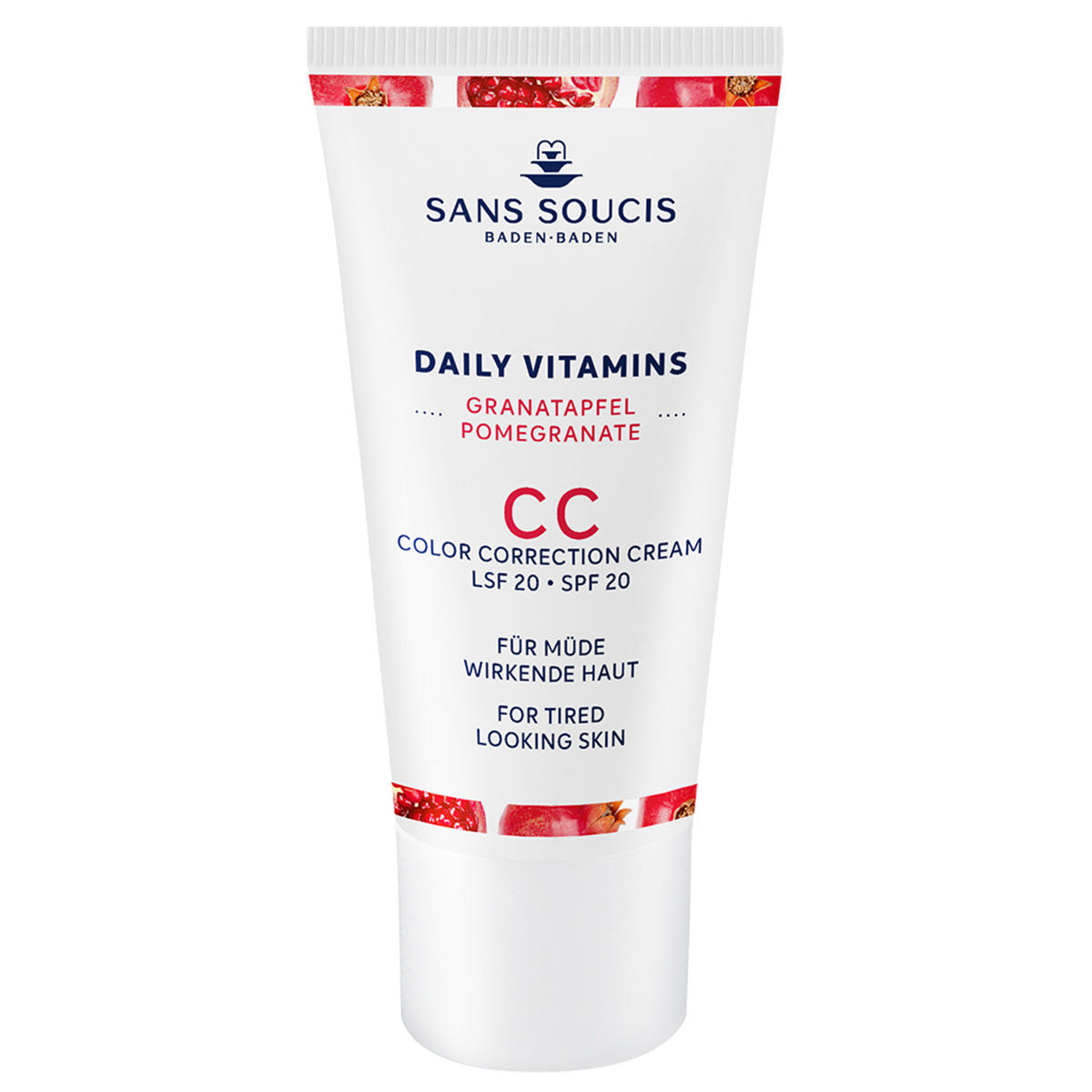 SANS SOUCIS DAILY VITAMINS CC Crema correttiva del colore SPF 20 Anti-Fatica 30 ml
