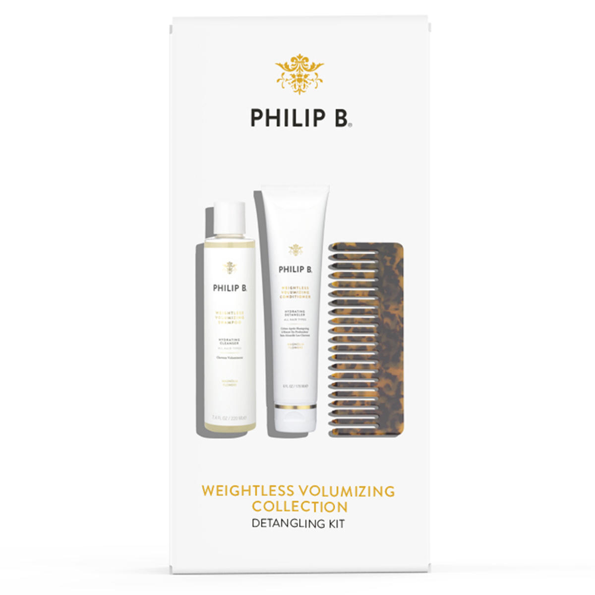 PHILIP B WEIGHTLESS Volumizing Detangling Kit