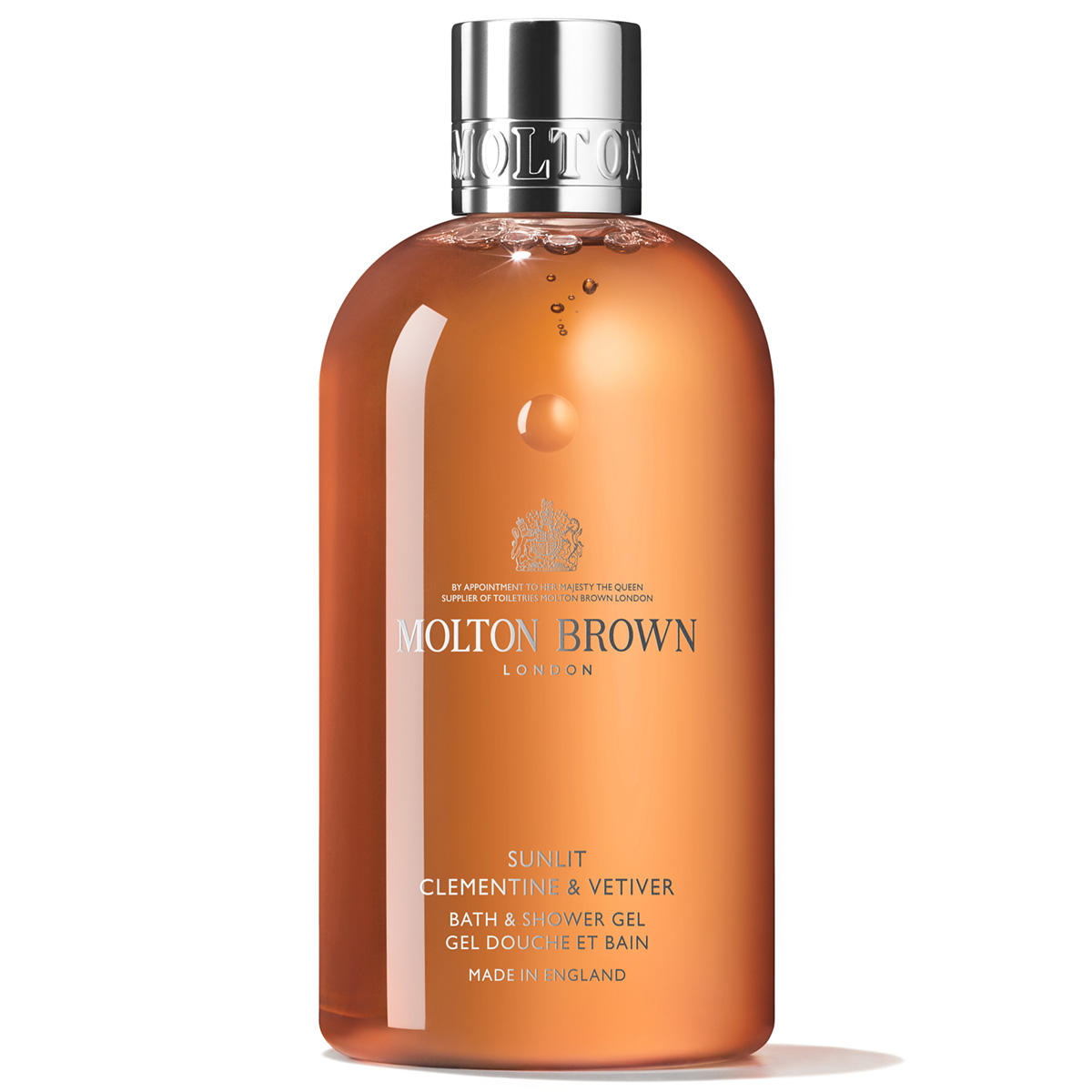 MOLTON BROWN Sunlit Clementine & Vetiver Bath & Shower Gel 300 ml