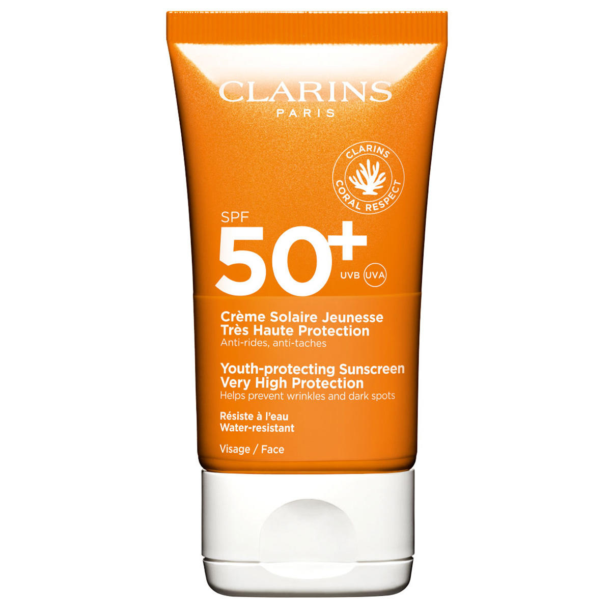 CLARINS Crème Solaire Jeunesse Très Haute Protection SPF 50+ 50 ml