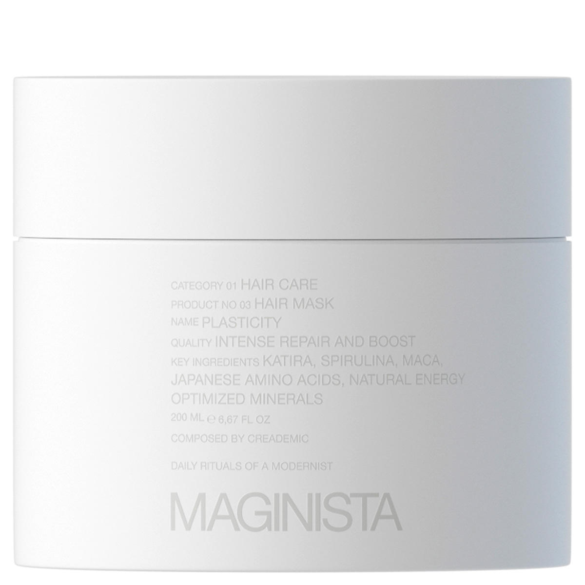 MAGINISTA Plasticity Hair Mask Fragrance Free 200 ml