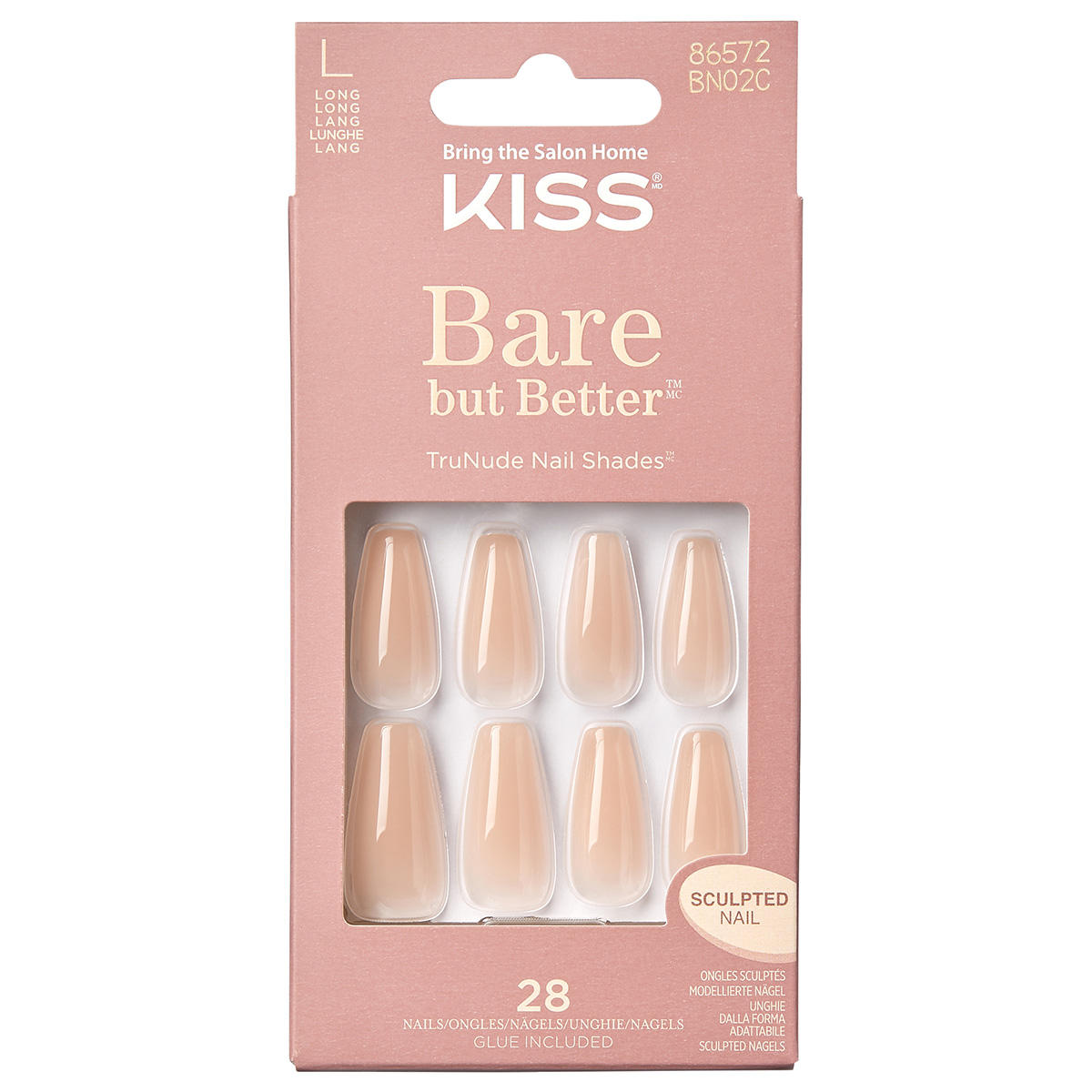 KISS Bare but Better Nails - Nude Drama