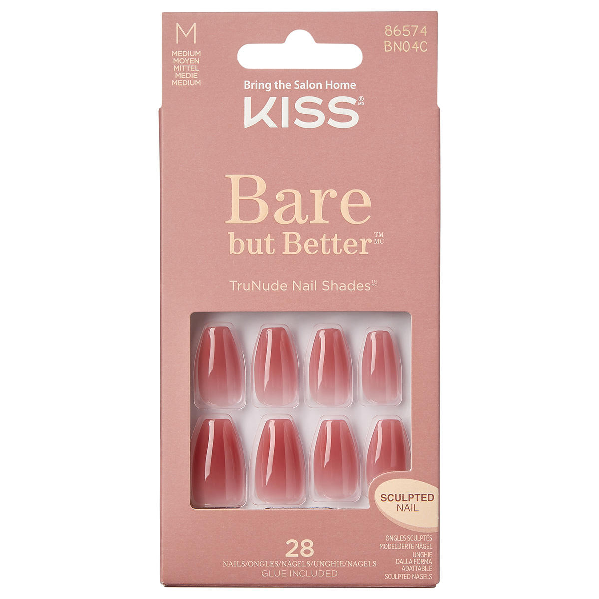 KISS Bare but Better Nails - Nude Nude