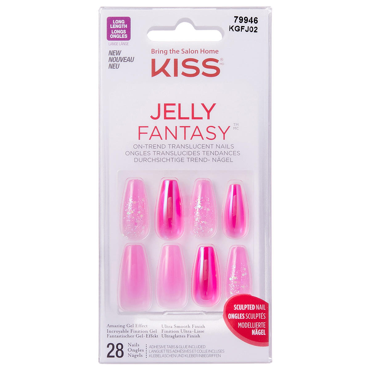 KISS Gel Fantasy Jelly Nails - Jelly Baby
