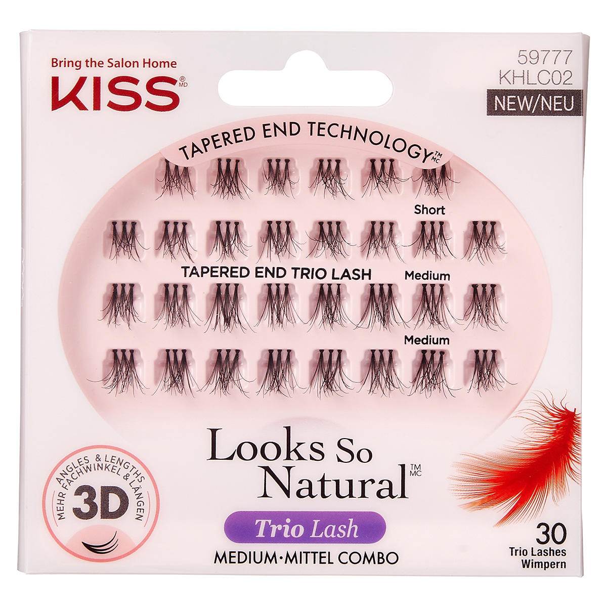 KISS Looks So Natural Trio Lashes Lavish