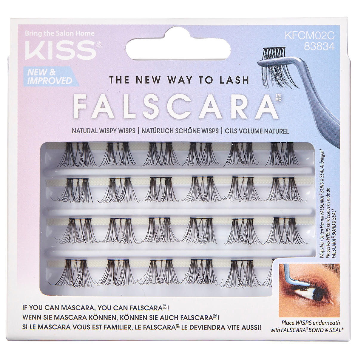 KISS Falscara Wisp Multipack Natural Wispy