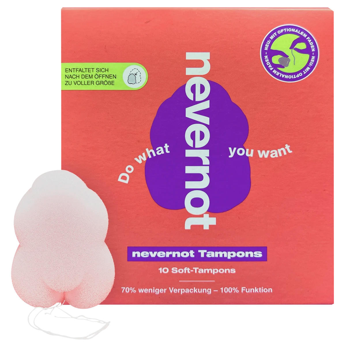 nevernot Soft-Tampon Pro Packung 10 Stück