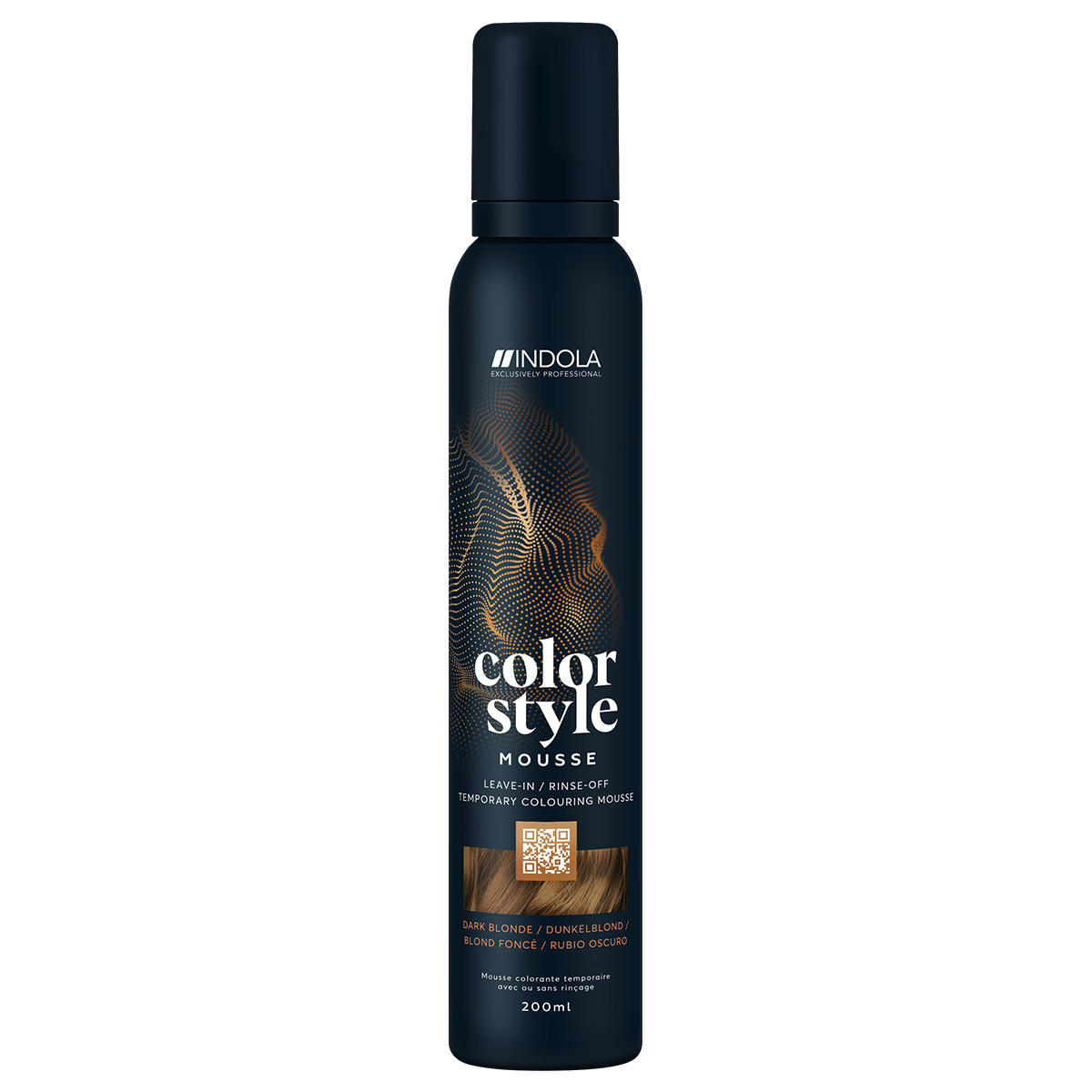 Indola Profession Color Style Mousse Dunkelblond 200 ml