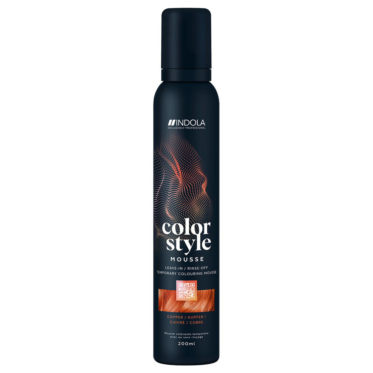 Indola Profession Color Style Mousse Kupfer 200 ml