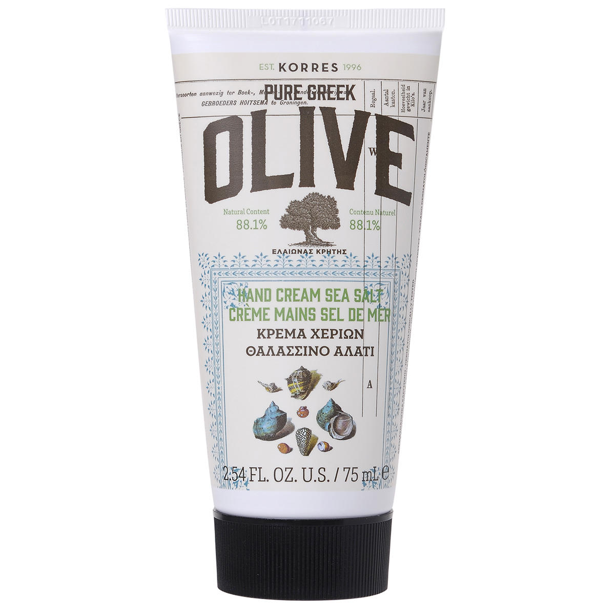KORRES Olive Sea Salt Hand Cream 75 ml
