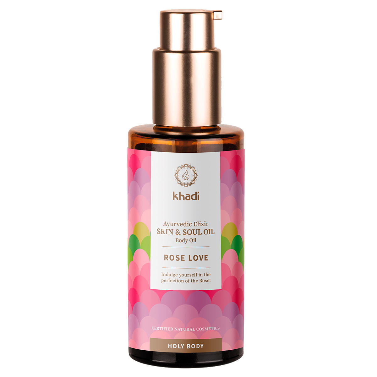 khadi Holy Body Ayurvedic Elixir Skin & Soul Körperöl Rose Love 100 ml