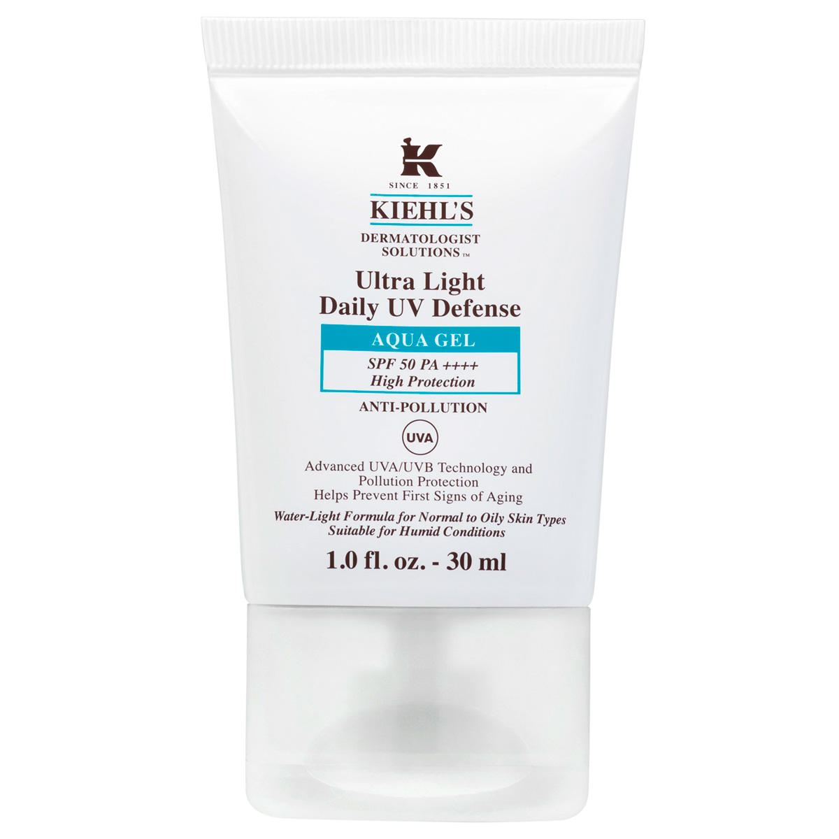 Kiehl's Ultra Light Daily UV Defense Aqua Gel SPF 50 30 ml