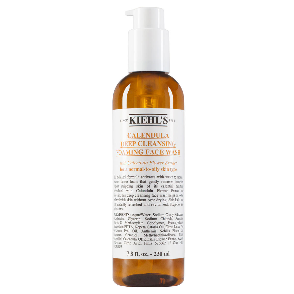 Kiehl's Calendula Deep Cleansing Foaming Face Wash 230 ml