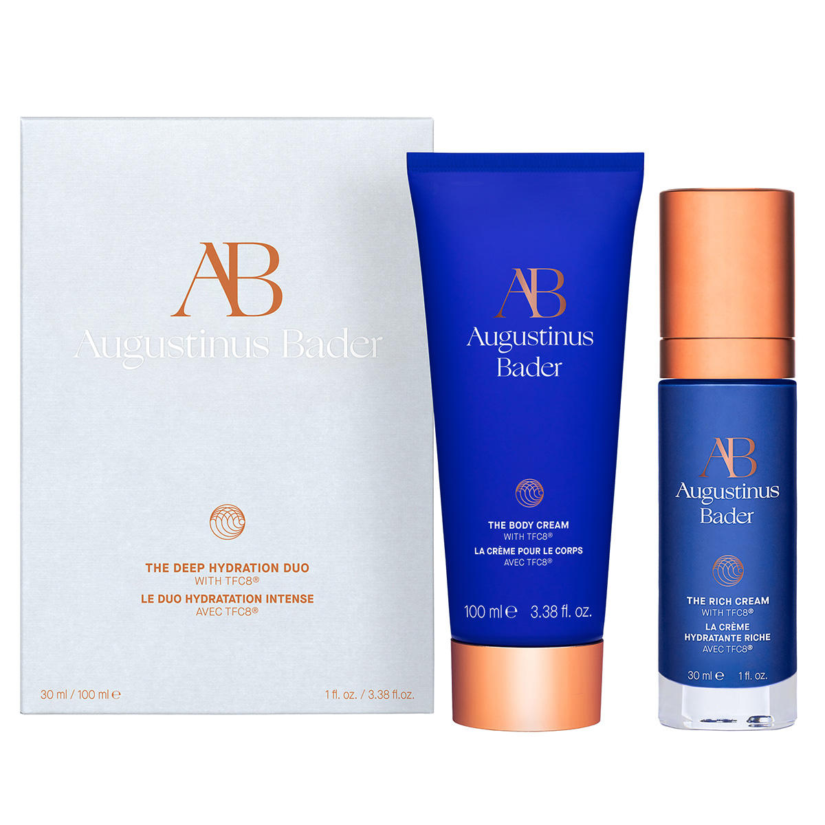 Augustinus Bader Le duo hydratation intense 1 x 30 ml, 1 x 100 ml