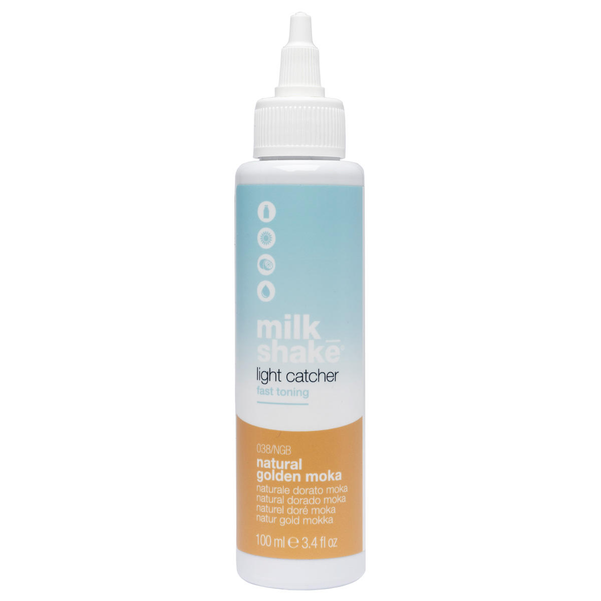 milk_shake Light Catcher fast toning 038/NGB Natuurlijk Goud Mokka 100 ml