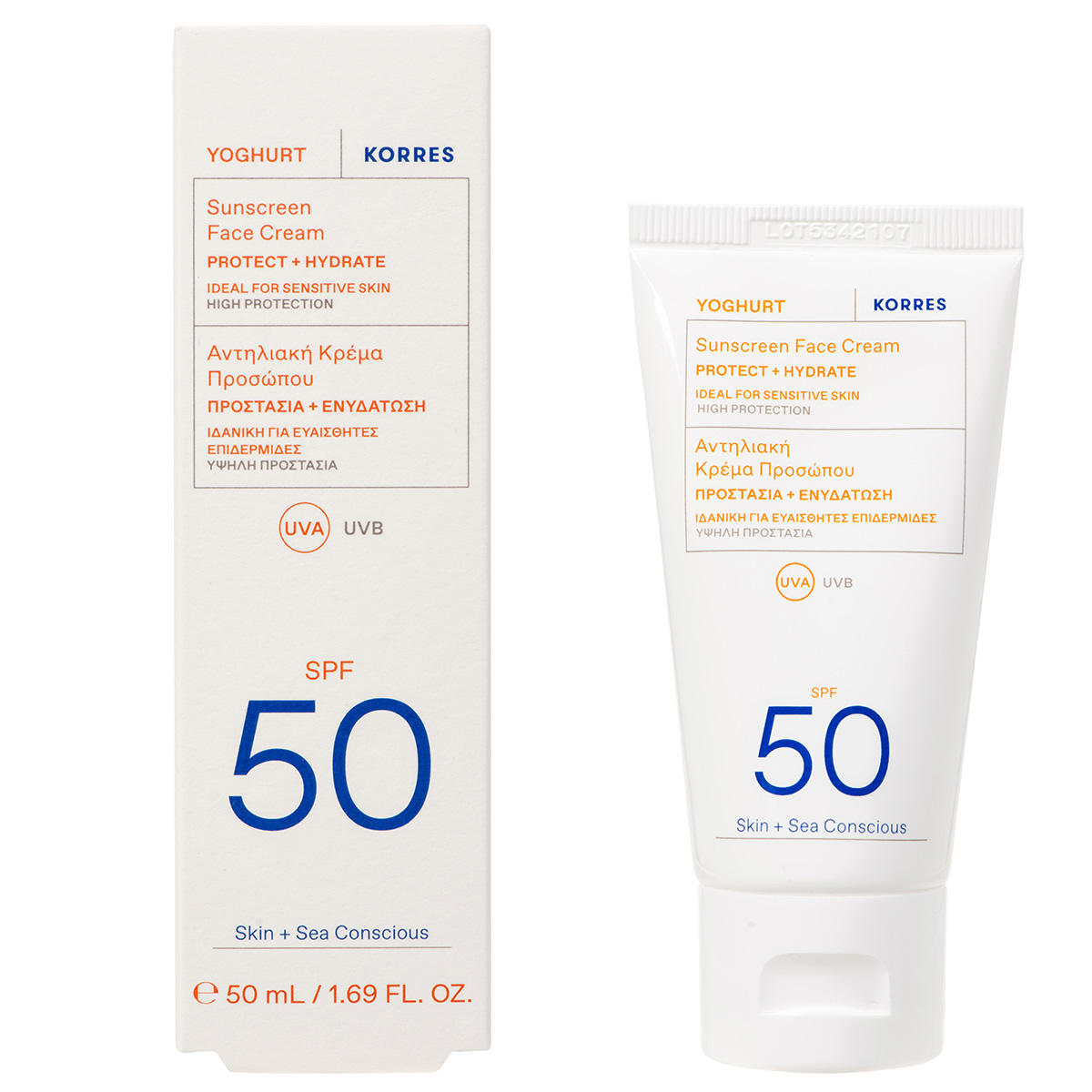 KORRES Yoghurt Sunscreen Face Cream SPF 50 50 ml