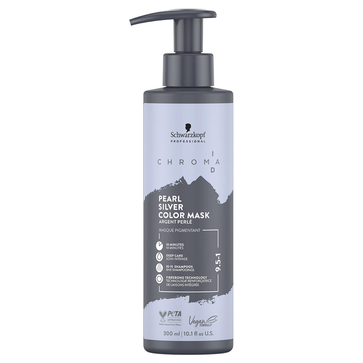 Schwarzkopf Professional Chroma ID Bonding Color Mask 9.5-1 Pearl Silver 300 ml