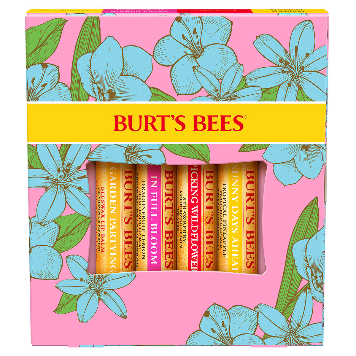 Burt ́s Bees Set regalo di balsamo per labbra In Full Bloom
