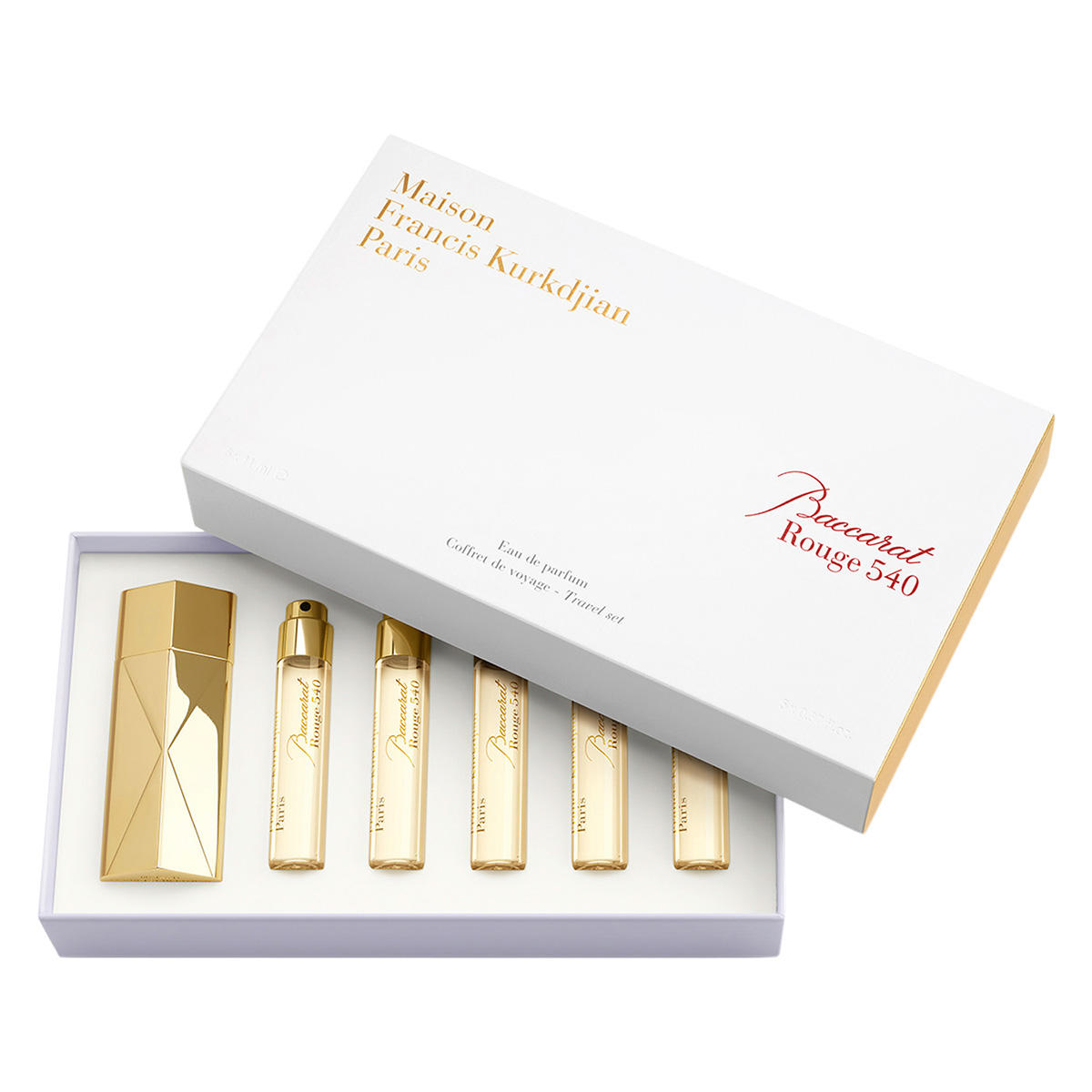 Maison Francis Kurkdjian Paris Baccarat Rouge 540 Travel Set 5 x 11 ml