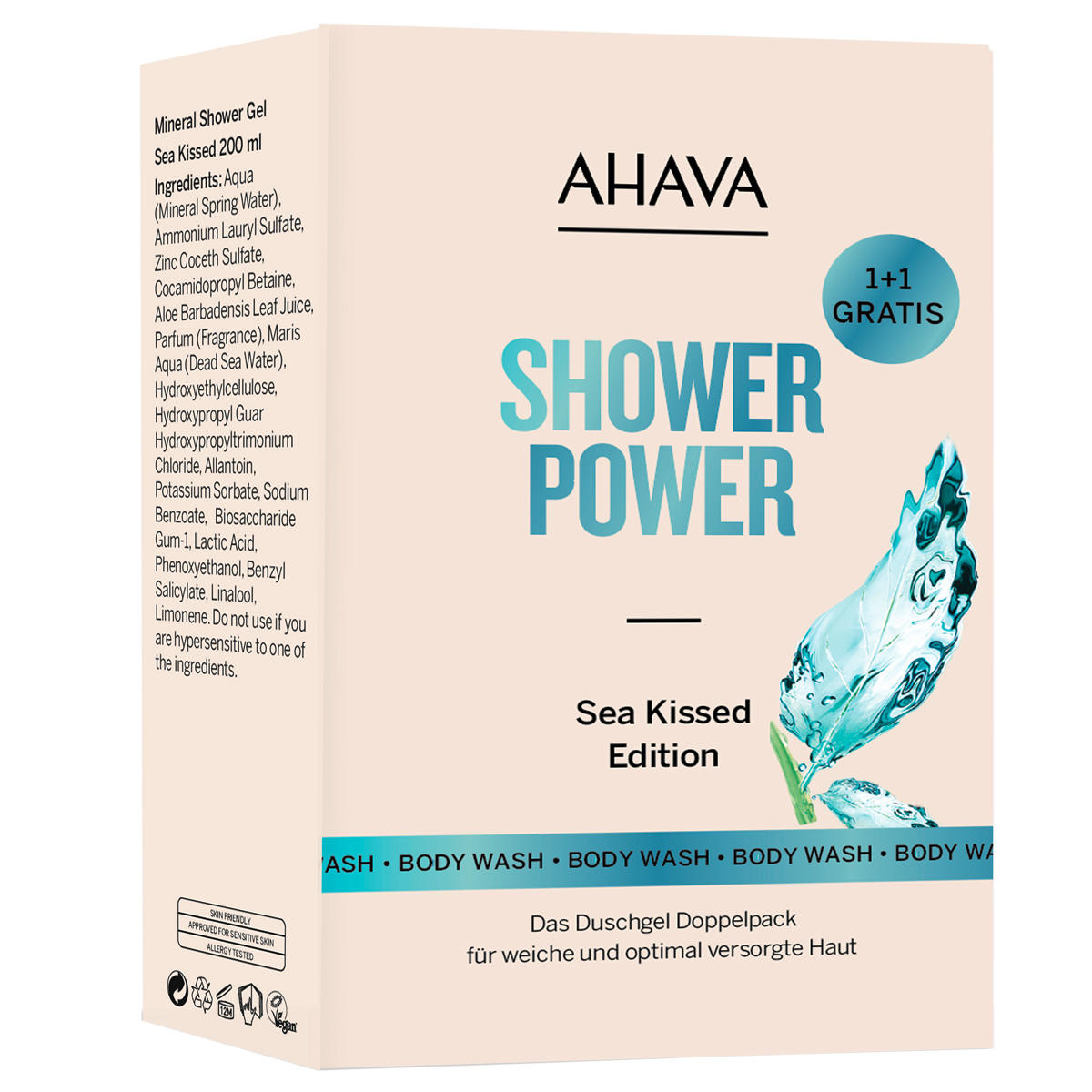 AHAVA Shower Power Sea Kissed Edition Duo Kit 2 x 200 ml