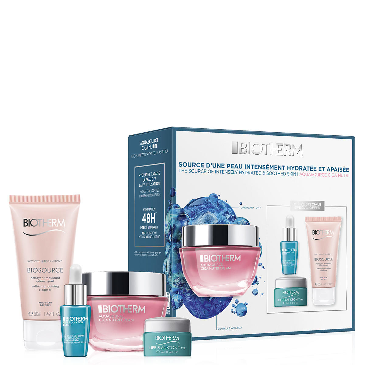 Biotherm Aquasource Cica Routine Set