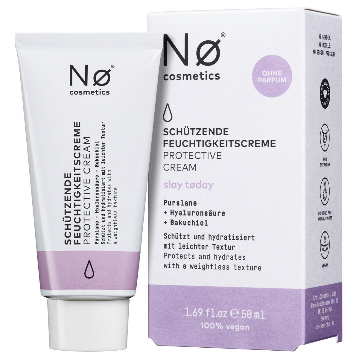 Nø Cosmetics slay tøday Schützende Feuchtigkeitscreme 50 ml