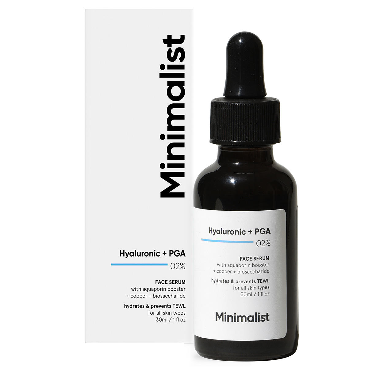 Minimalist Hyaluronic + PGA 02% Face Serum 30 ml