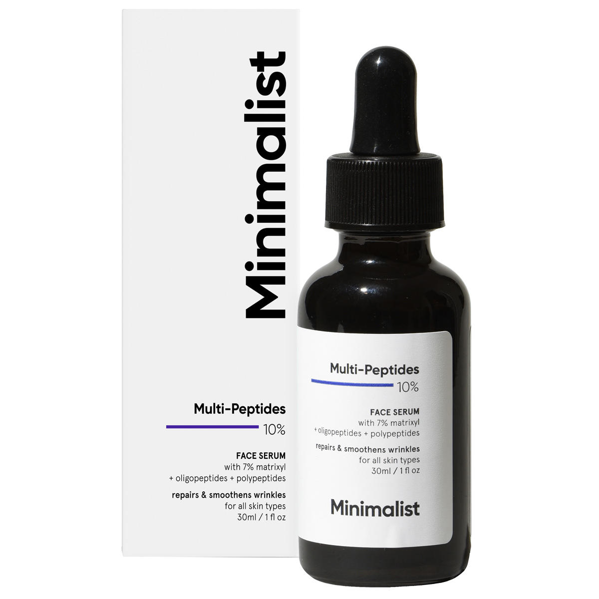 Minimalist Multi-Peptides 10% Face Serum 30 ml