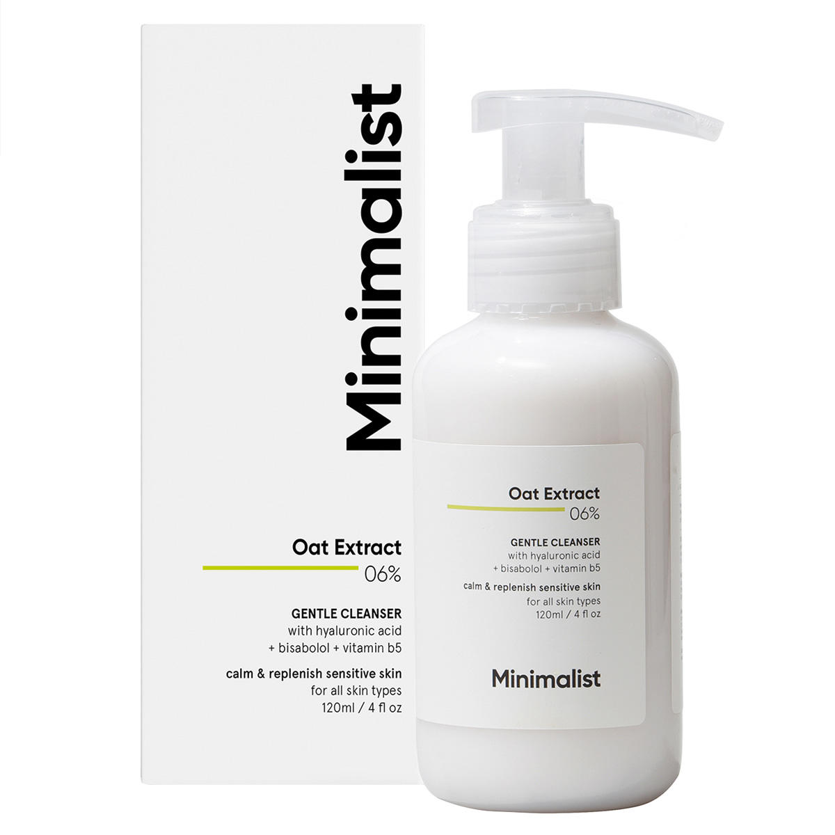 Minimalist Oat Extract 6% Face Cleanser 120 ml