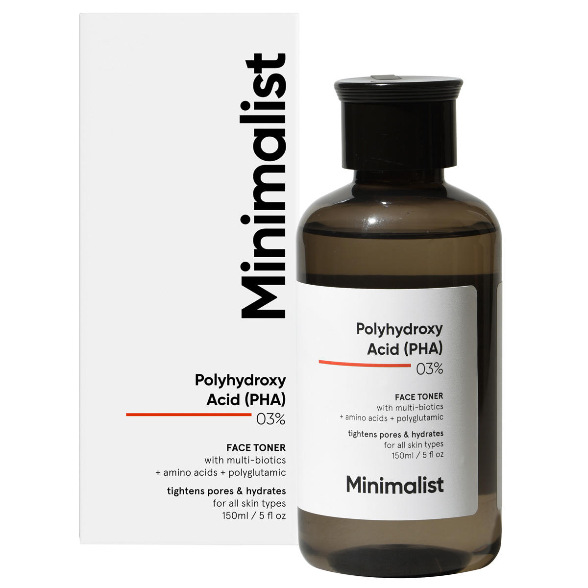 Minimalist Polyhydroxy Acid (PHA) 03% Face Toner 150 ml