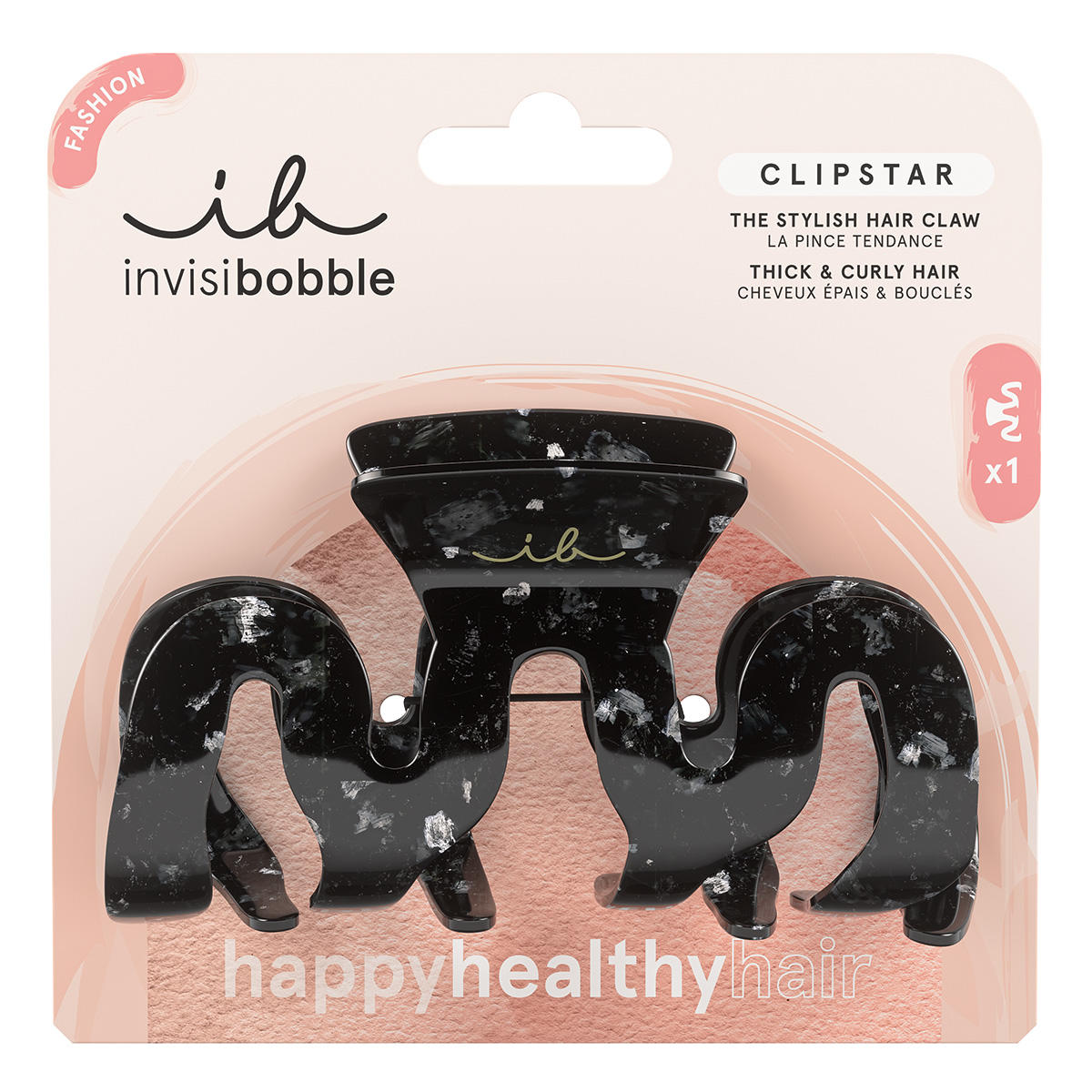 invisibobble CLIPSTAR Clawdia Schwarz 1 Stück