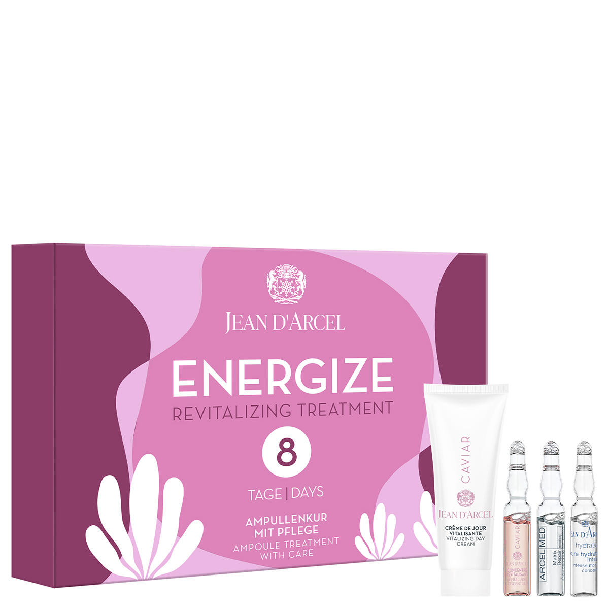 JEAN D´ARCEL ENERGIZE Revitalizing Treatment Set 8 x 2 ml, 1 x 10 ml