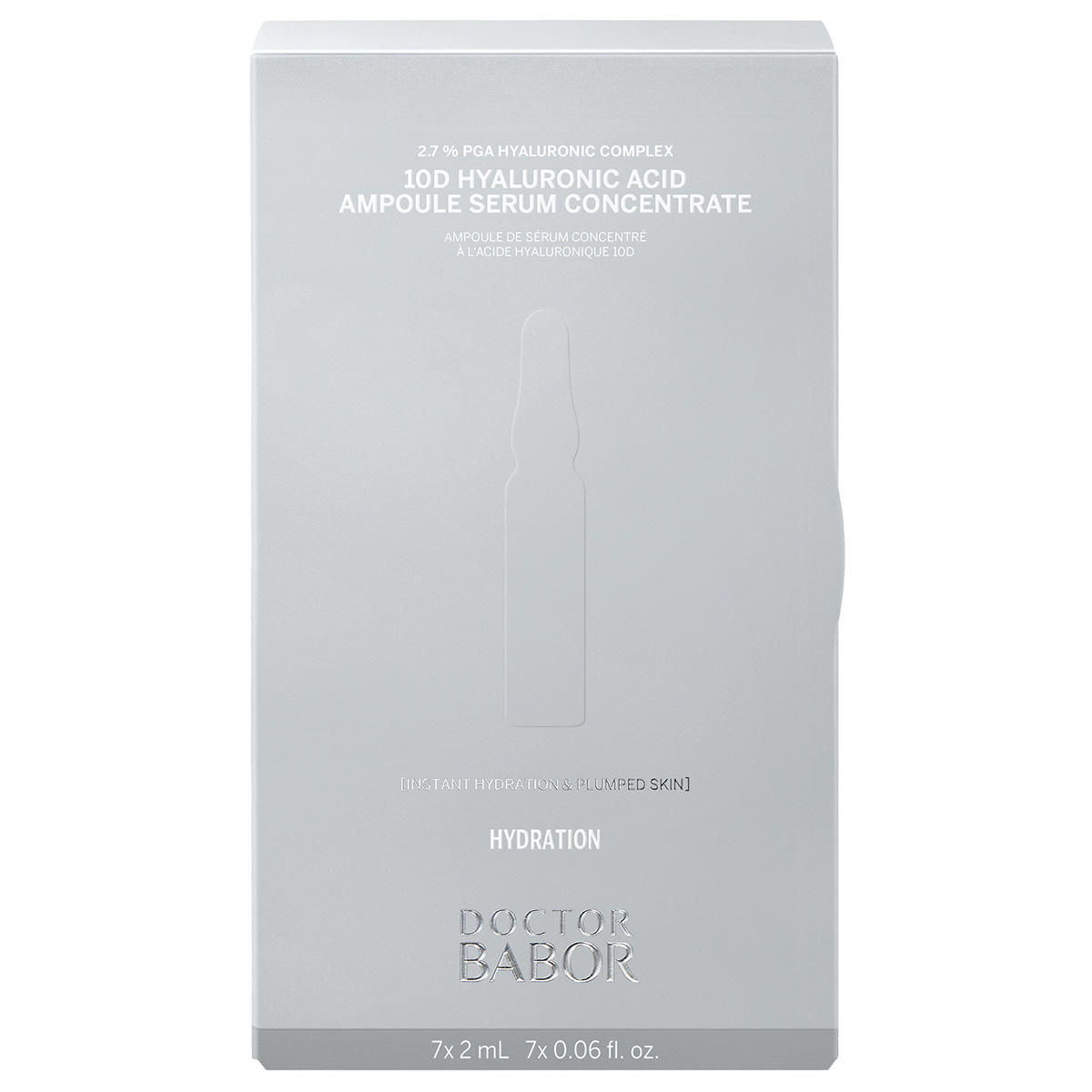 BABOR DOCTOR BABOR HYDRATION 10D HYALURONIC ACID AMPOULE SERUM CONCENTRATE 7 x 2 ml
