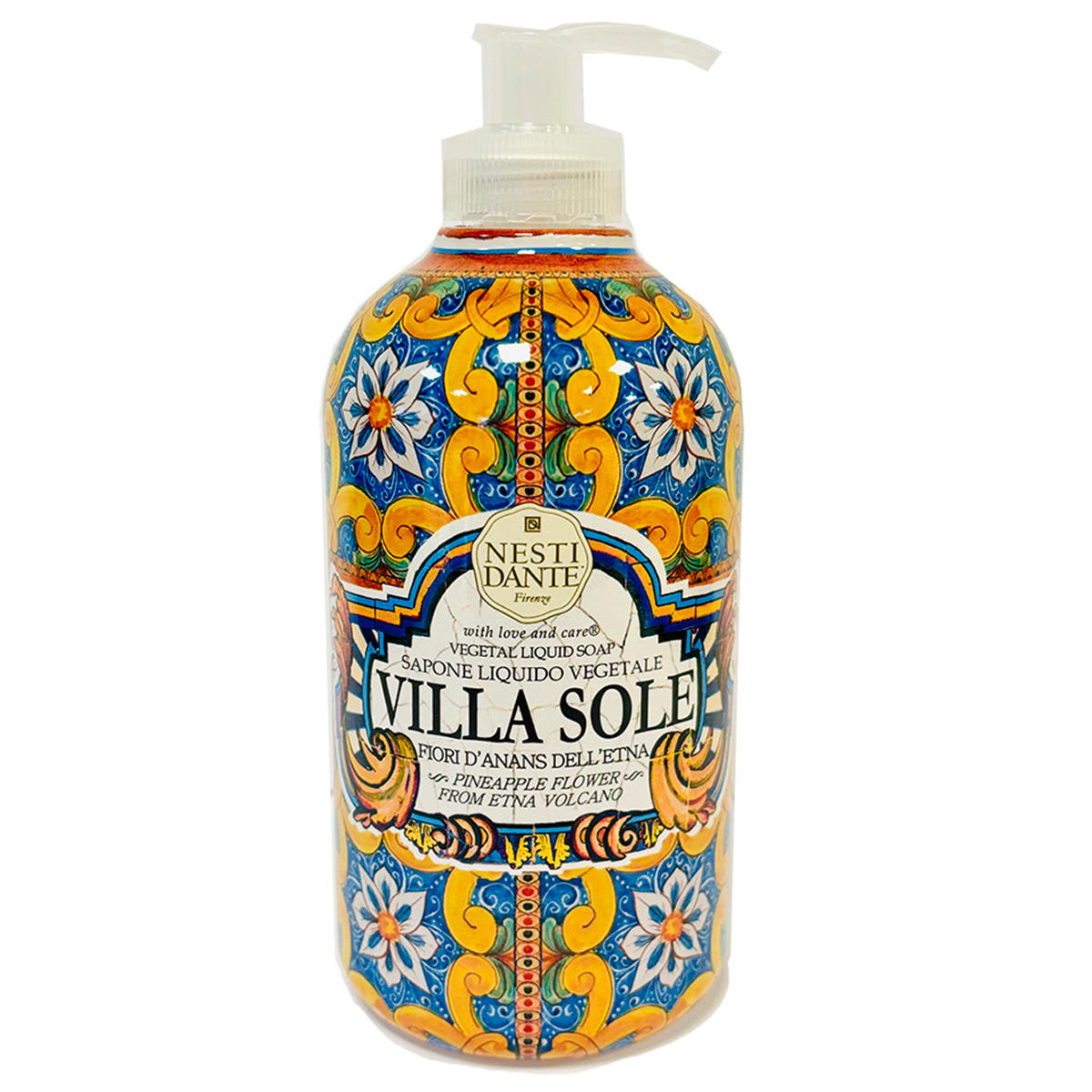 Nesti Dante Villa Sole Fiori D´Ananas Dell´Etna Liquid Soap 500 ml