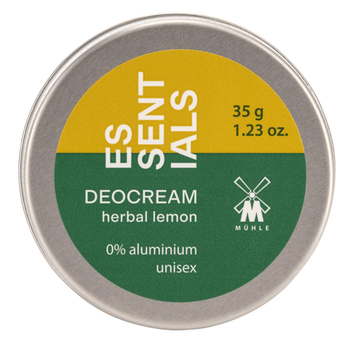 MÜHLE ESSENTIALS Crema deodorante Herbal Lemon 35 g