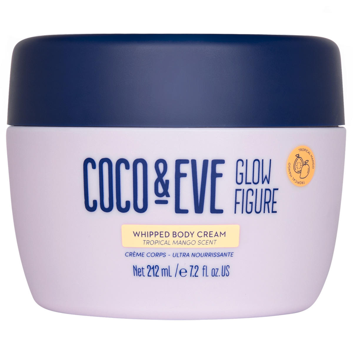 COCO & EVE Glow Figure Whipped Body Cream (Tropical Mango Scent) 212 ml