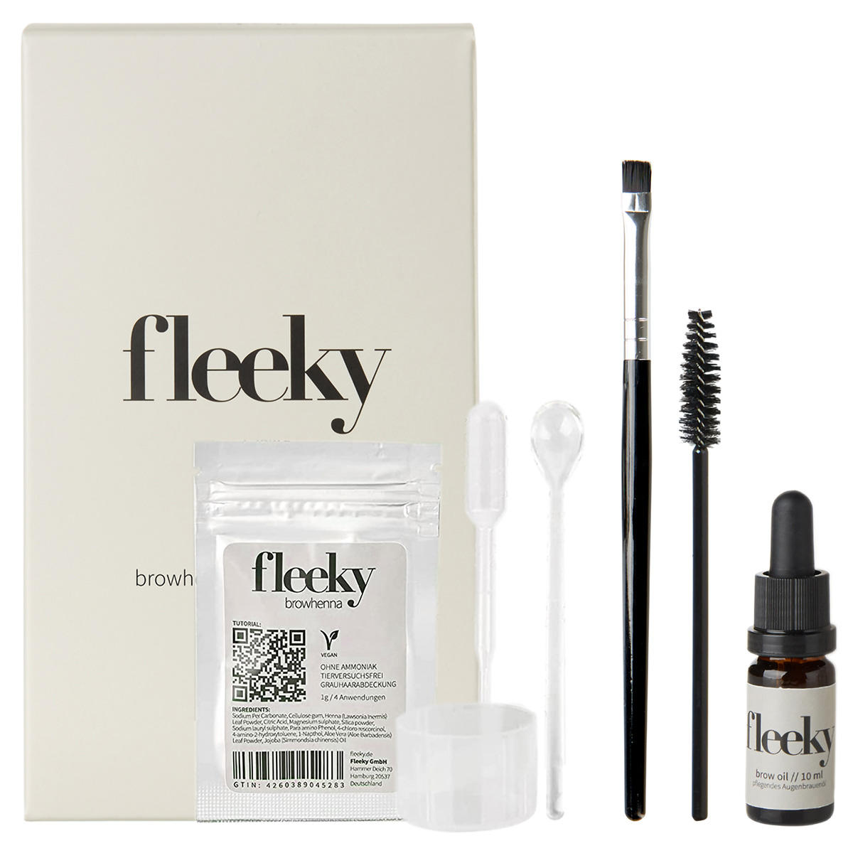 fleeky Kit Browhenna Mini Marrone medio